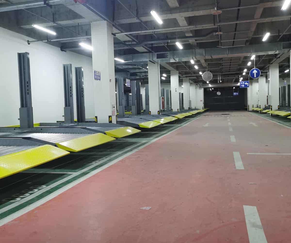 PSH左右橫移機(jī)械式停車(chē)位改造